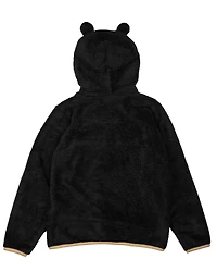 Sweat à capuche entièrement zippé LAFC Tie-Breaker Teddy noir pour tout-petits Sport Design Sweden