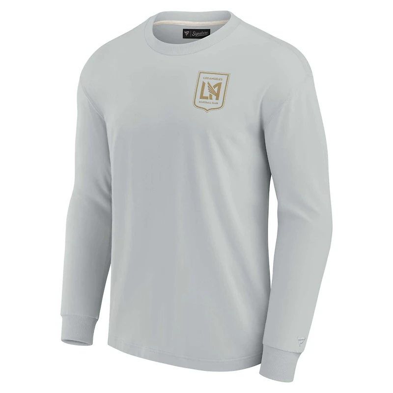 Unisex Fanatics Gray LAFC Elements Super Soft Long Sleeve T-Shirt