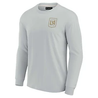 Unisex Fanatics Gray LAFC Elements Super Soft Long Sleeve T-Shirt