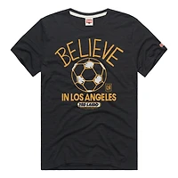Unisex Homage  Charcoal LAFC MLS x Ted Lasso Believe Graphic Tri-Blend T-Shirt