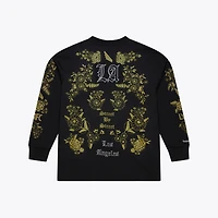 Unisex Mitchell & Ness  Black LAFC Morning Haze Long-Sleeve T-Shirt