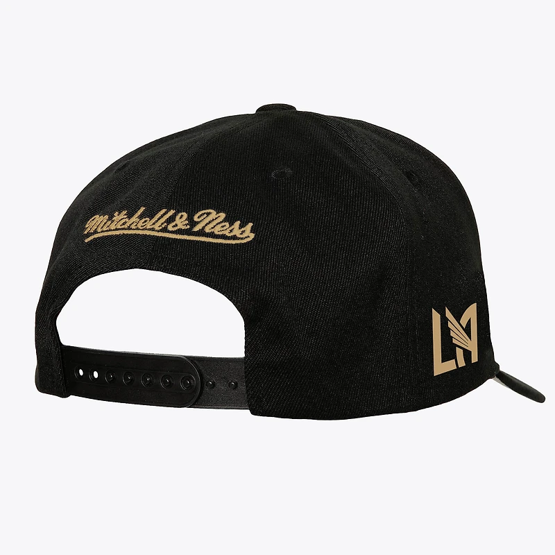 Casquette snapback unisexe Mitchell & Ness noire LAFC Playmaker Pro Pinch