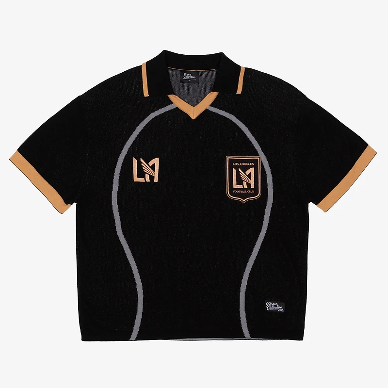 Unisex Peace Collective  Black LAFC Team Crest Knit Jersey