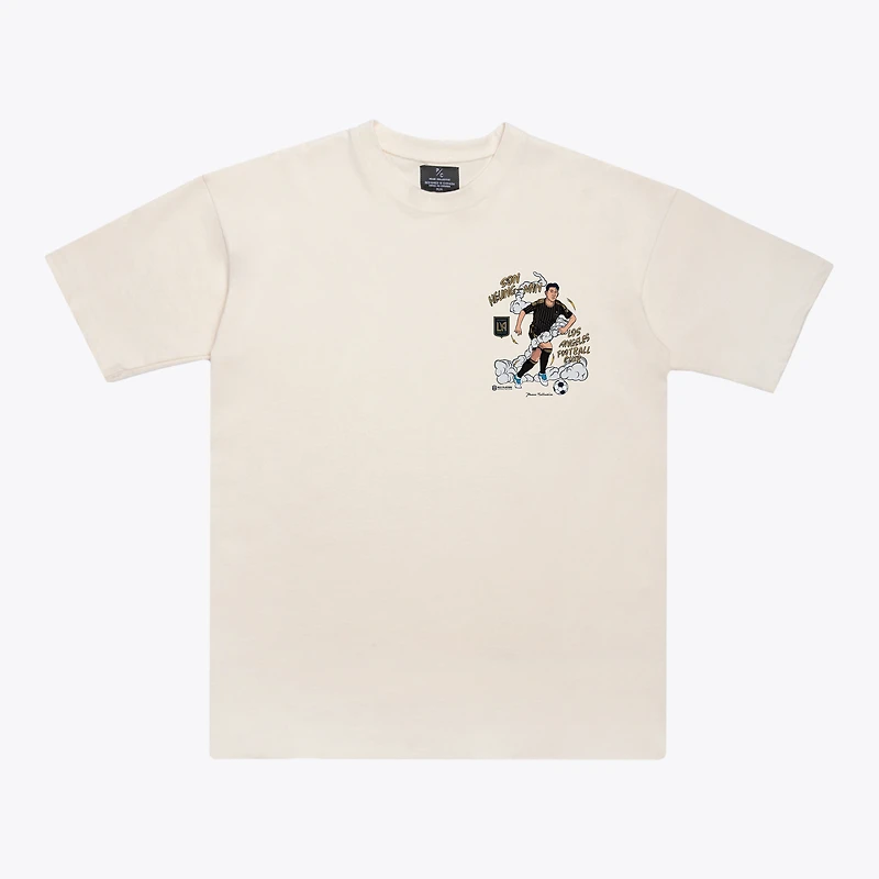 Unisex Peace Collective Son Heung-Min Cream LAFC Player Graphic Premium T-Shirt