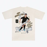 Unisex Peace Collective Son Heung-Min Cream LAFC Player Graphic Premium T-Shirt