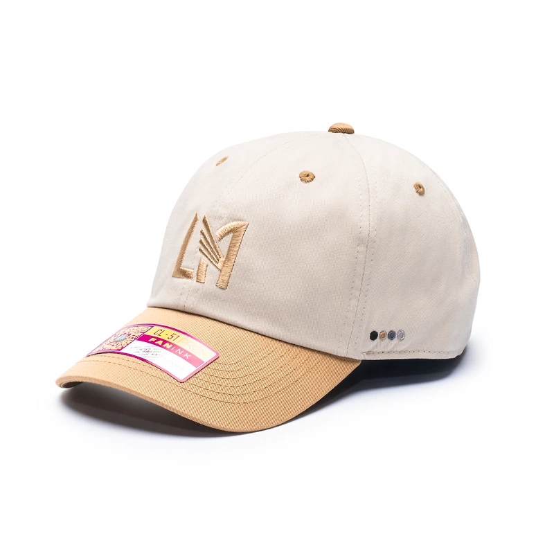 Casquette unisexe beige/dorée LAFC Ocean Drive ajustable