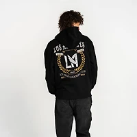 Sweat à capuche oversize noir unisexe The Wild Collective LAFC