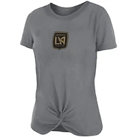 NWE LAFC GRIS S22 T-SHIRT FEMME FRONT TWIST TEELADMSY