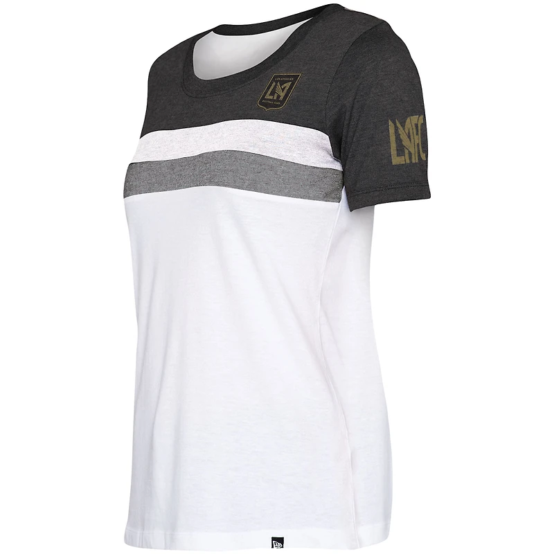 T-shirt blanc de l'équipe LAFC 5th & Ocean by New Era pour femme