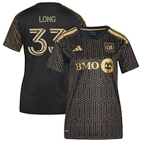 Women's adidas Aaron Long Black LAFC 2026 Primary Kit Replica Jersey