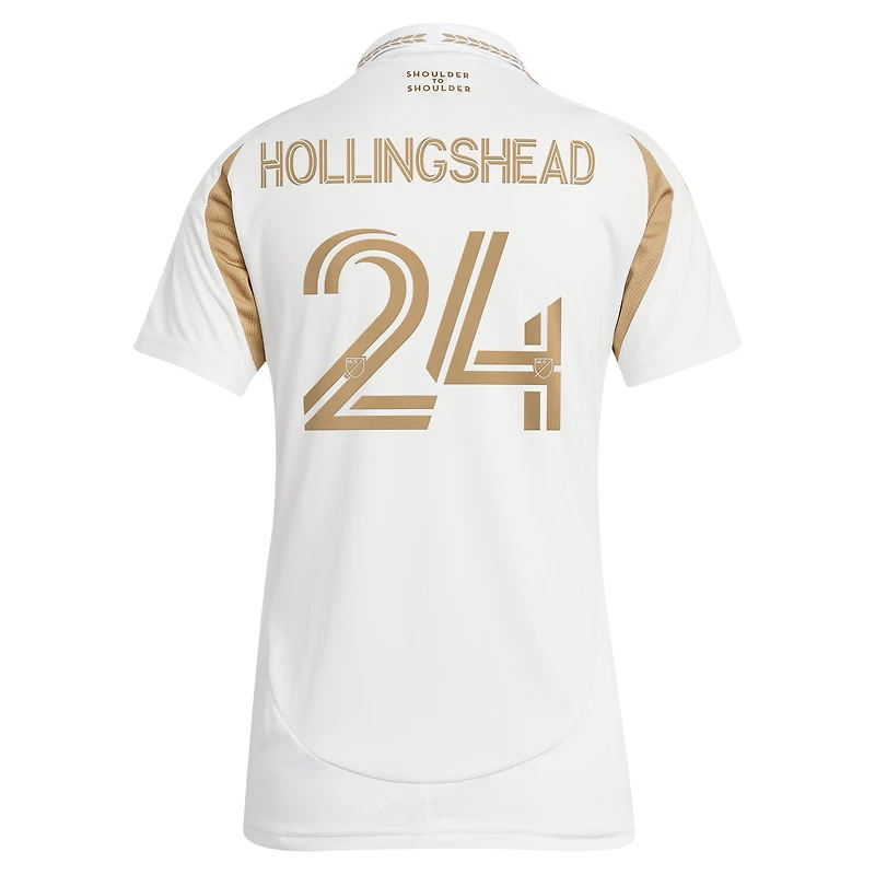 Women's adidas Ryan Hollingshead White LAFC 2025 Secondary Replica Player Jersey