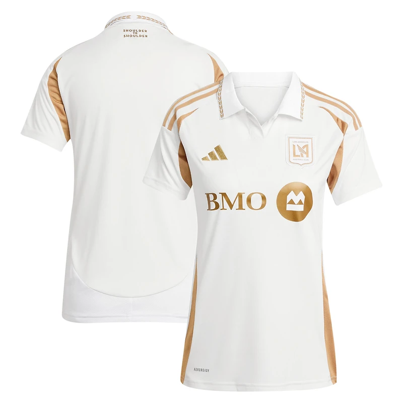 Maillot réplique secondaire adidas LAFC 2025 blanc pour femme
