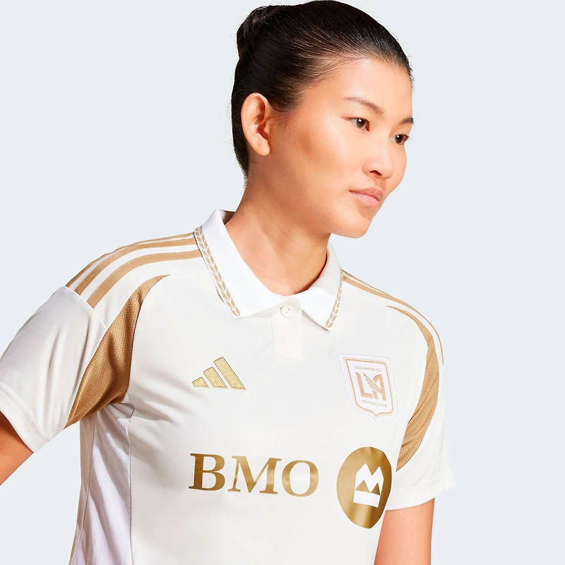 Maillot réplique secondaire adidas LAFC 2025 blanc pour femme