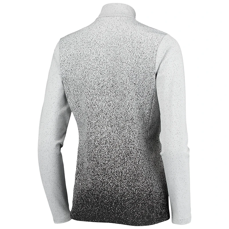 Women's Antigua White/Black LAFC Guide Full-Zip Jacket