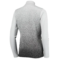 Women's Antigua White/Black LAFC Guide Full-Zip Jacket