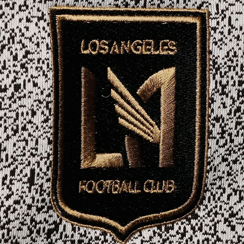 Women's Antigua White/Black LAFC Guide Full-Zip Jacket