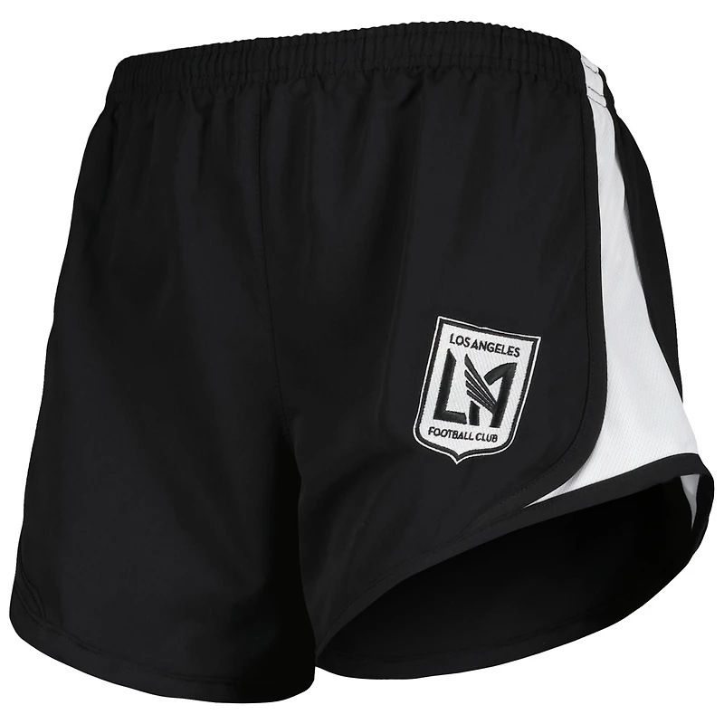 Women's Black LAFC Basic Sport Mesh Shorts