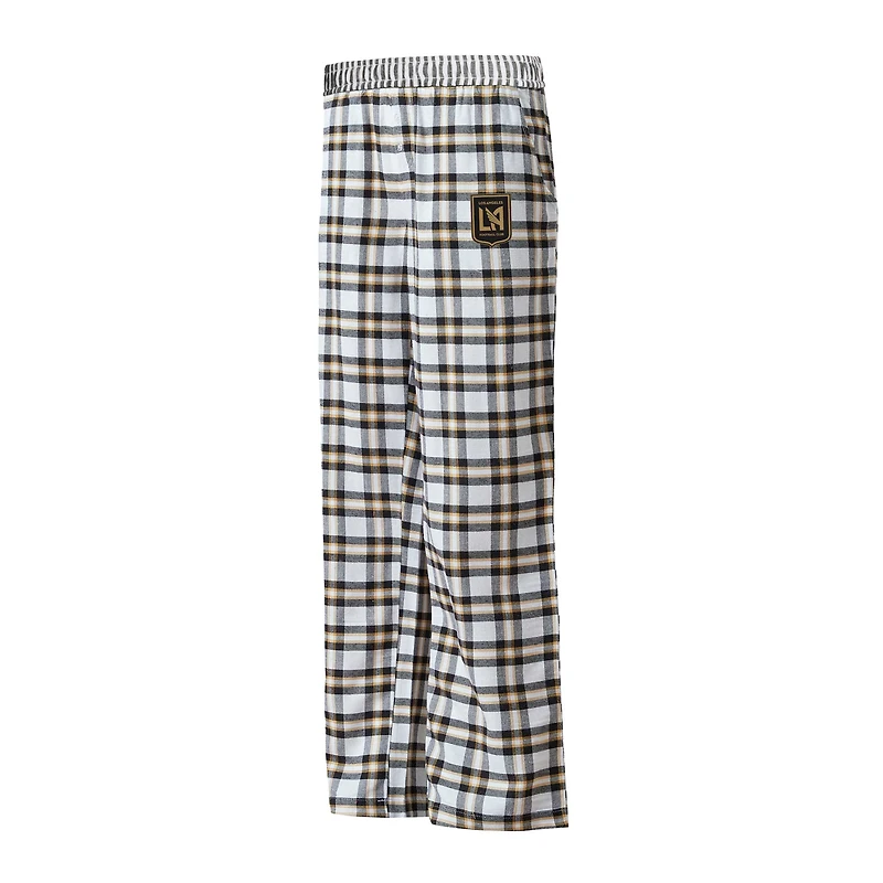 Pantalon en flanelle Concepts Sport noir LAFC Sienna pour femmes