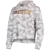 T-shirt à capuche composite LAFC gris Concepts Sport pour femme
