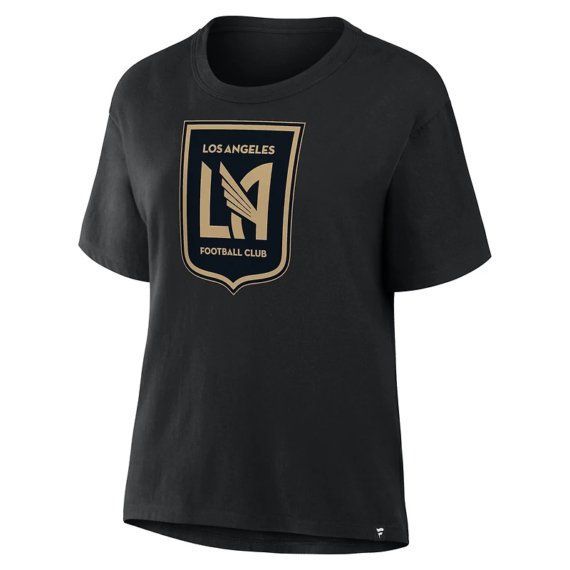 T-shirt noir pour femme Fanatics Son Heung-Min LAFC Hangul avec nom et numéro