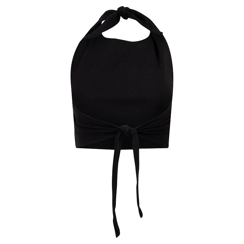 Haut court licou Tailgate noir LAFC pour femme de Hype and Vice