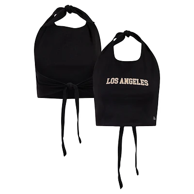 Haut court licou Tailgate noir LAFC pour femme de Hype and Vice