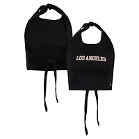 Haut court licou Tailgate noir LAFC pour femme de Hype and Vice