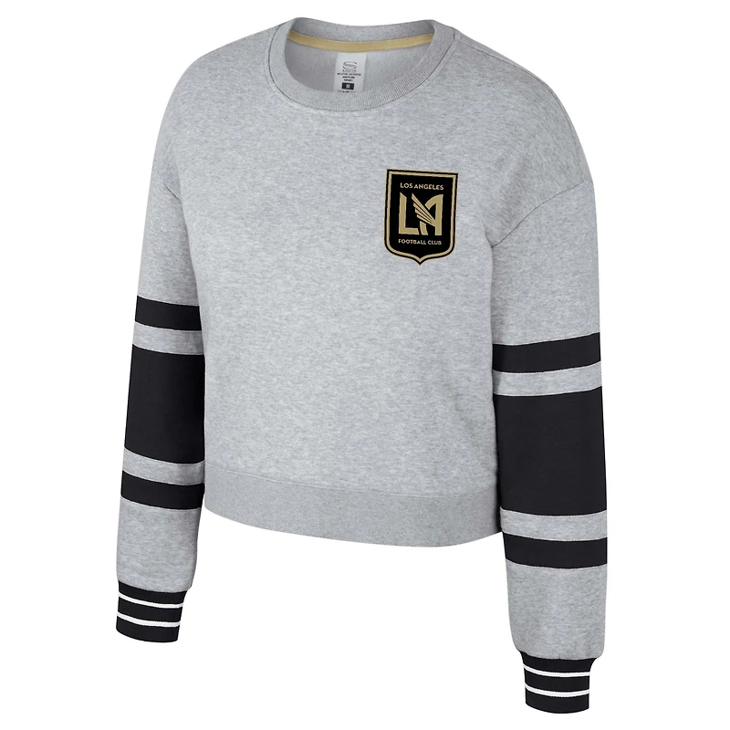 Sweat-shirt court Stadium Essentials gris chiné LAFC Scrimmage pour femme