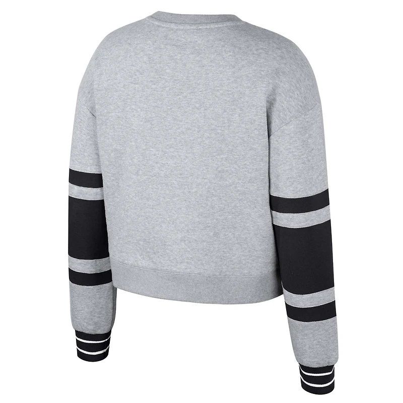 Sweat-shirt court Stadium Essentials gris chiné LAFC Scrimmage pour femme