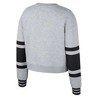 Sweat-shirt court Stadium Essentials gris chiné LAFC Scrimmage pour femme