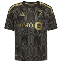 Youth adidas Aaron Long Black LAFC 2026 Primary Kit Replica Jersey