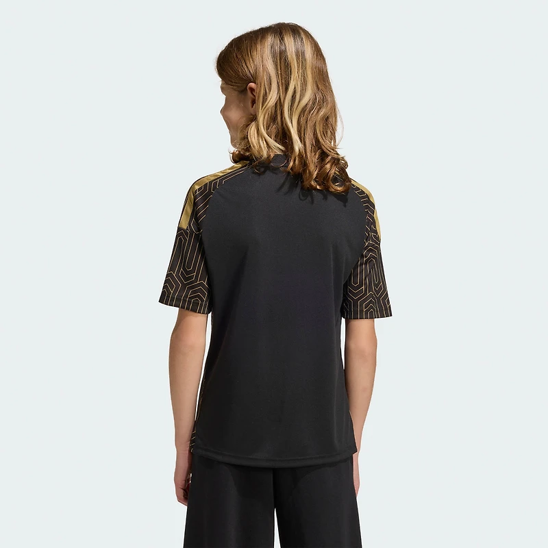 Maillot réplique noir LAFC 2026 pour enfant, modèle principal, adidas