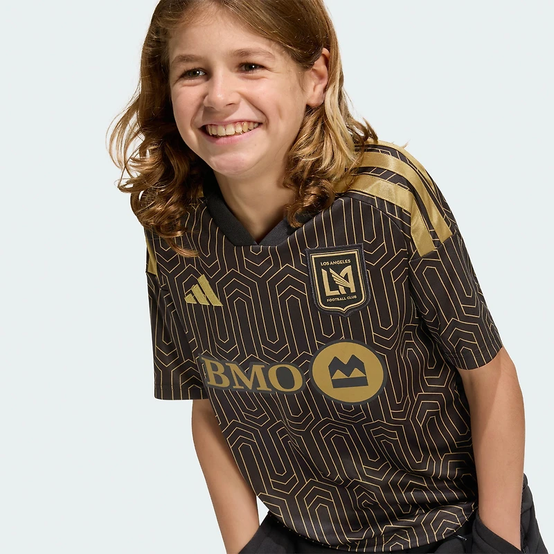 Youth adidas Black LAFC 2026 Primary Kit Replica Jersey
