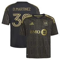 Youth adidas David Martínez Black LAFC  2026 Primary Kit Replica Jersey