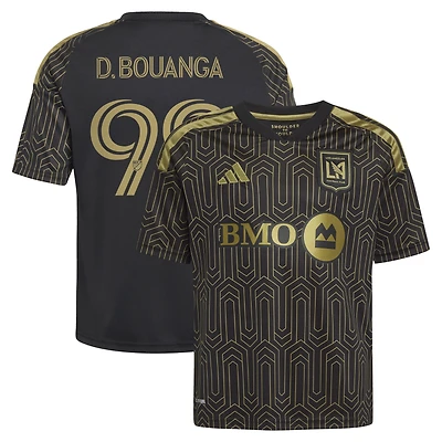 Youth adidas Denis Bouanga Black LAFC 2026 Primary Kit Replica Jersey