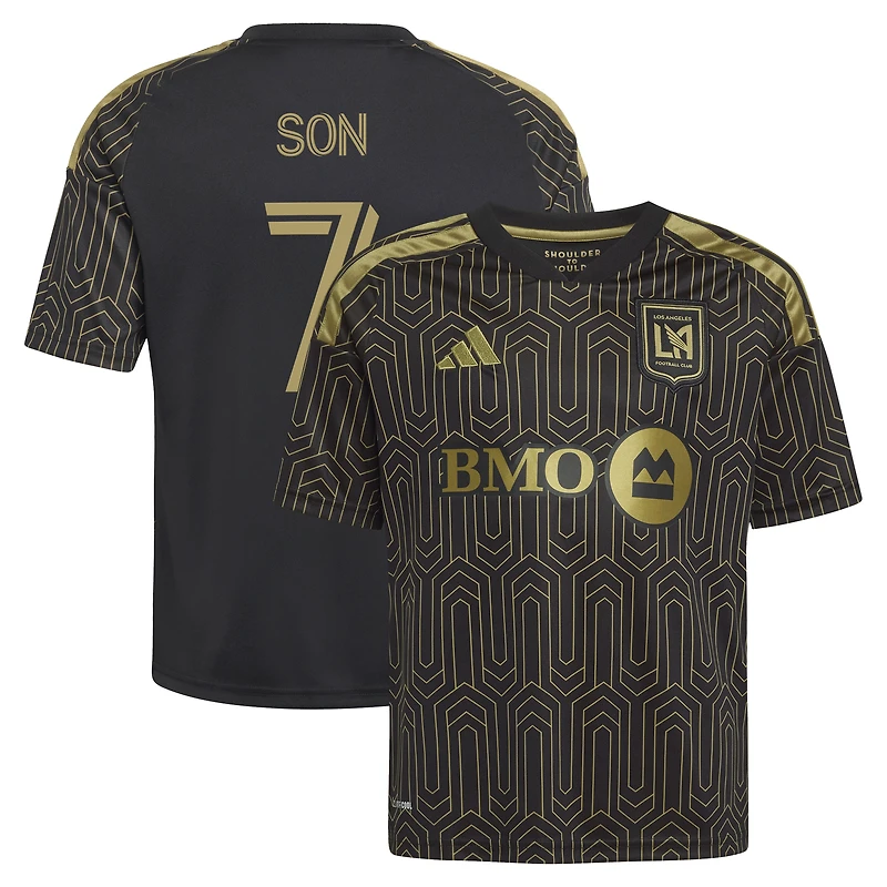 Maillot réplique noir adidas Son Heung-Min LAFC 2026 pour enfant