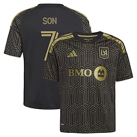 Maillot réplique noir adidas Son Heung-Min LAFC 2026 pour enfant