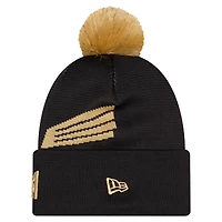Youth New Era  Black LAFC Jersey Hook Cuffed Knit Hat with Pom