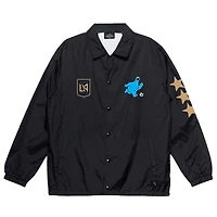 Veste d'entraîneur noire à boutons-pression Youth Peace Collective x Sesame Street LAFC