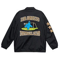 Veste d'entraîneur noire à boutons-pression Youth Peace Collective x Sesame Street LAFC