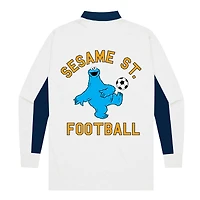 Youth Peace Collective x Sesame Street Cream LAFC Rugby Long Sleeve Polo