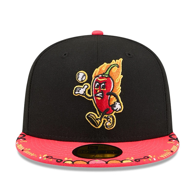 Men's New Era  Black/Red Lake County Captains 2026 Copa De La Diversion 59FIFTY Fitted Hat