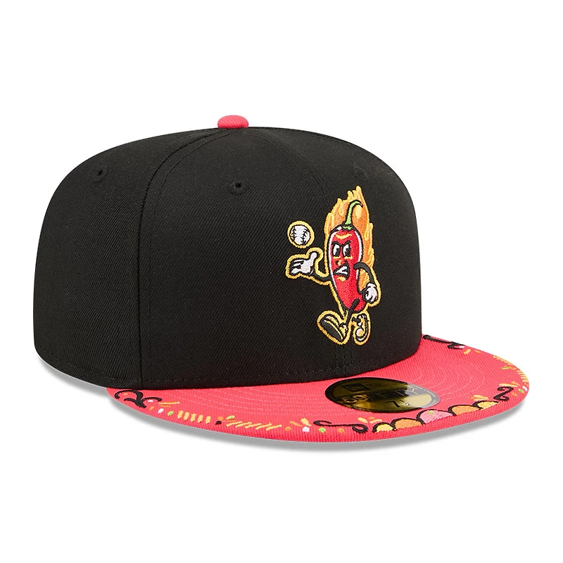 Men's New Era  Black/Red Lake County Captains 2026 Copa De La Diversion 59FIFTY Fitted Hat