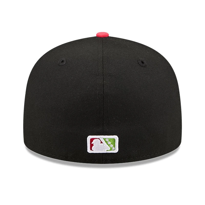 Casquette ajustée New Era 59FIFTY noire et rouge pour homme, Lake County Captains 2026 Copa De La Diversion