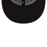 Men's New Era Black/Red Lake County Captains Copa De La Diversion 59FIFTY Fitted Hat