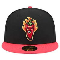 Casquette ajustée New Era noire Lake County Captains Copa de la Diversión 59FIFTY pour homme