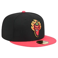 Casquette ajustée New Era noire Lake County Captains Copa de la Diversión 59FIFTY pour homme