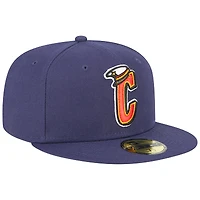 Men's New Era Navy Lake County Captains Theme Nights 20th Anniversary Alternate 2 59FIFTY Fitted Hat