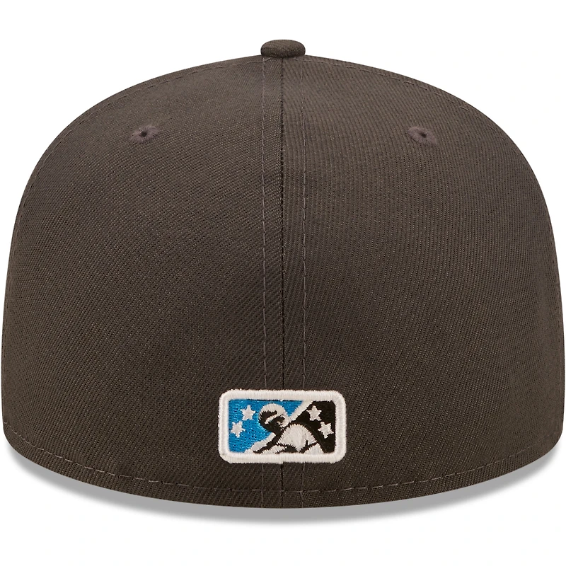 Men's New Era Black/ Cadejos De Lake Elsinore Copa La Diversion 59FIFTY Fitted Hat