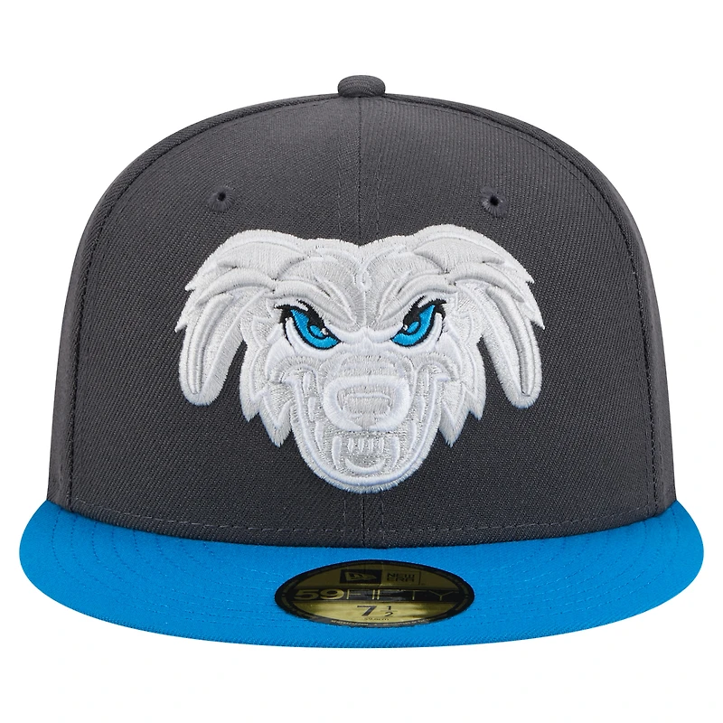 Casquette ajustée New Era Lake Elsinore Storm Copa de la Diversión 59FIFTY grise pour homme